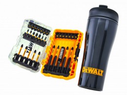 DeWalt 32 Piece FlexTorq Bit Set & Travel Mug £29.99